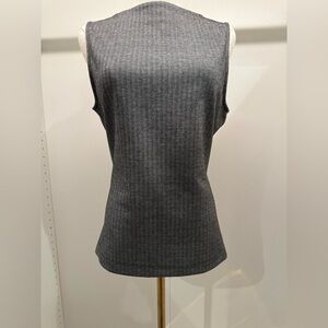 Halston Heritage Charcoal Tank Top